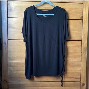 NWOT! Ava & Viv Black Top | 2X